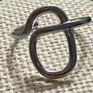 Silver Open Circle Ring